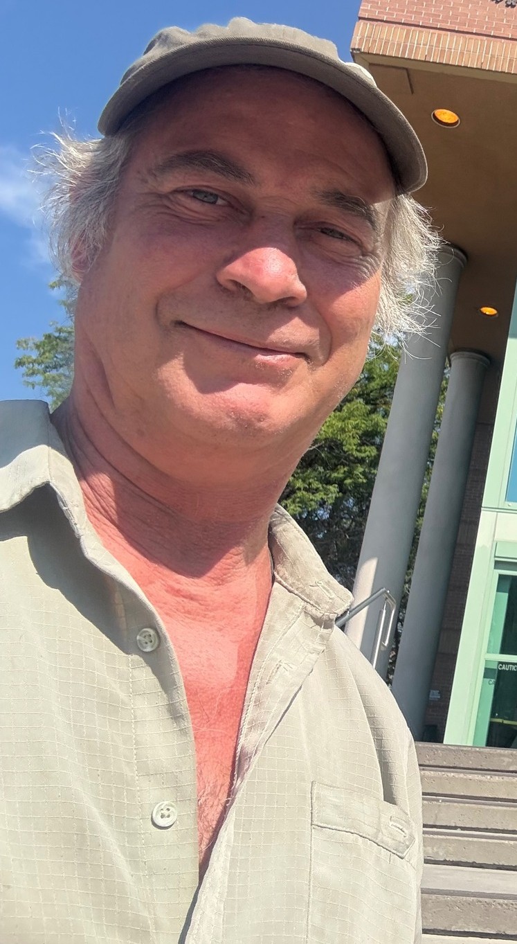 Hal Hewett, a mechanic and welder, at UBC January 22