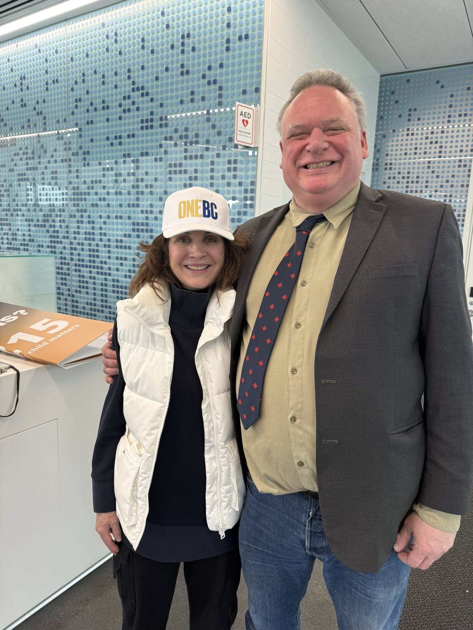 Dallas Brodie and Stuart Parker at UBC January 22