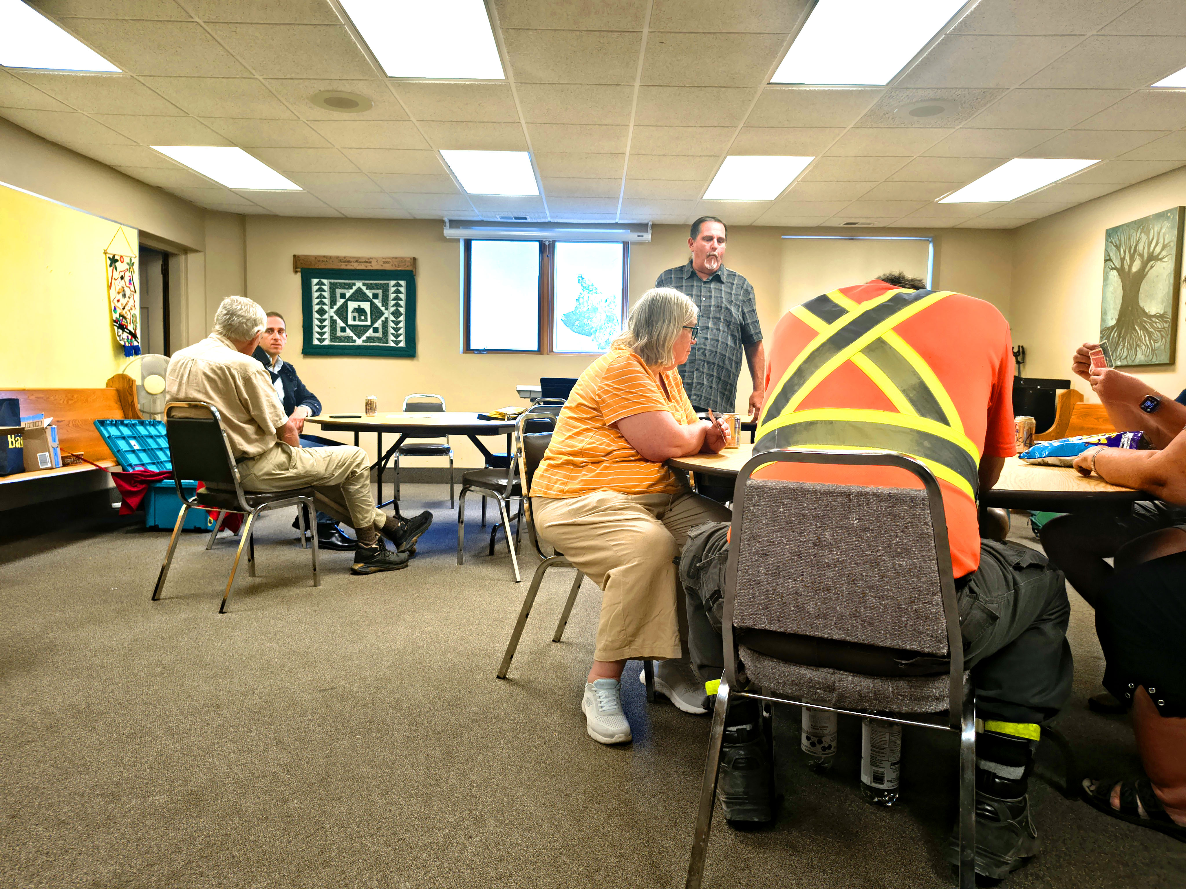Photo of Paul Tucker at the Stirling Avenue Mennonite Church in Kitchener, Ontario.